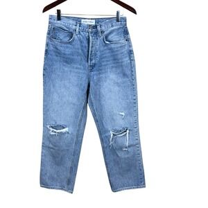 Denim Forum The Joni High Rise Loose Jeans Size 28 Relaxed Straight 90s Y2K